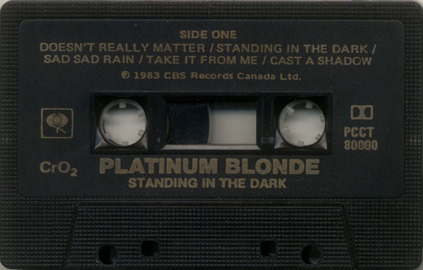 Platinum Blonde : Standing In The Dark (Cass, Album, RE)
