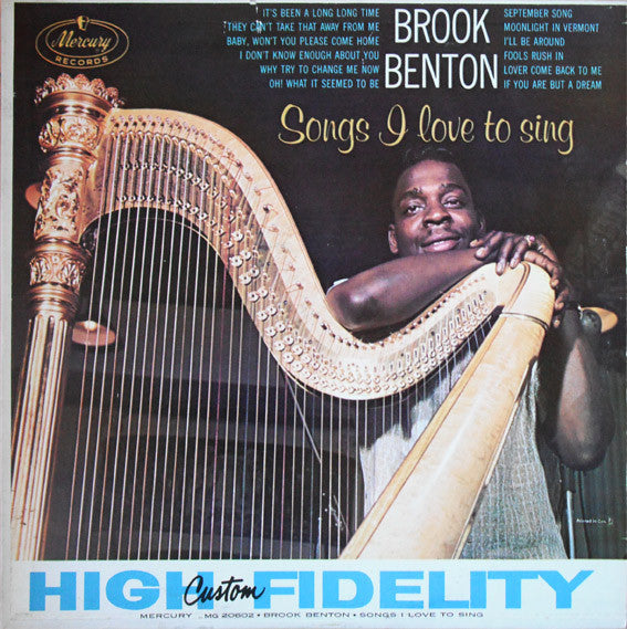 Brook Benton : Songs I Love To Sing (LP, Album, Mono)