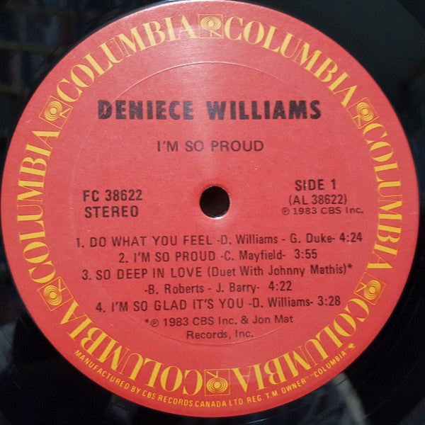 Deniece Williams : I'm So Proud (LP)