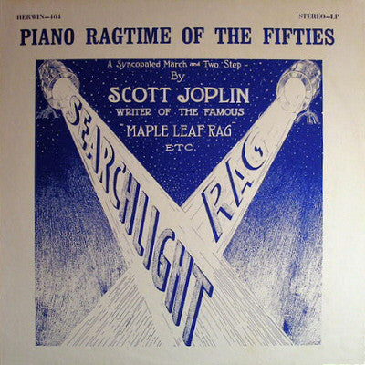 Various : Searchlight Rag (Piano Ragtime Of The Fifties) (LP, Comp)