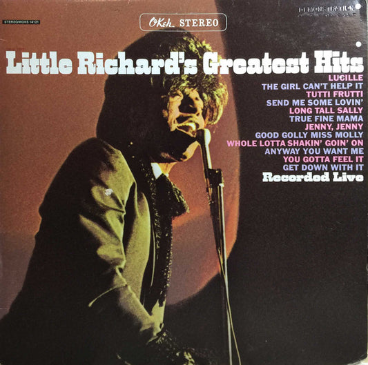 Little Richard : Little Richard's Greatest Hits Recorded Live (LP, Album, RE)