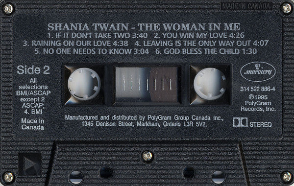 Shania Twain : The Woman In Me (Cass, Album, Dol)