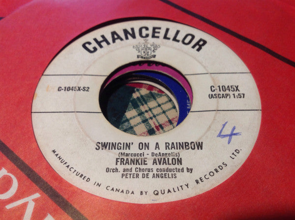 Frankie Avalon : Why / Swingin' On A Rainbow (7", Single)