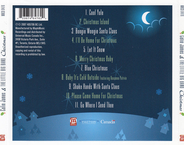 Colin James & The Little Big Band* : Christmas (CD, Album)