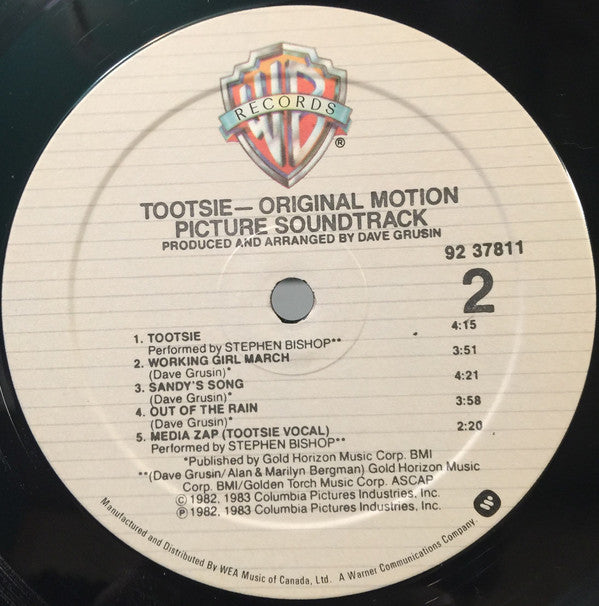 Various : Tootsie - Original Motion Picture Soundtrack (LP, Album)