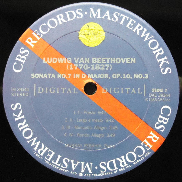 Ludwig van Beethoven : Sonata No. 23, Op. 57 "Appassionata" & Sonata No. 7, Op. 10, No. 3 (LP)