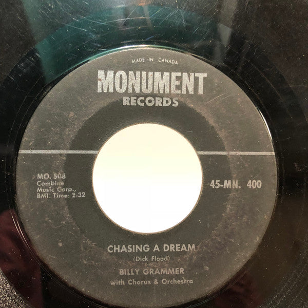 Billy Grammer : Gotta Travel On / Chasing A Dream (7", Single)