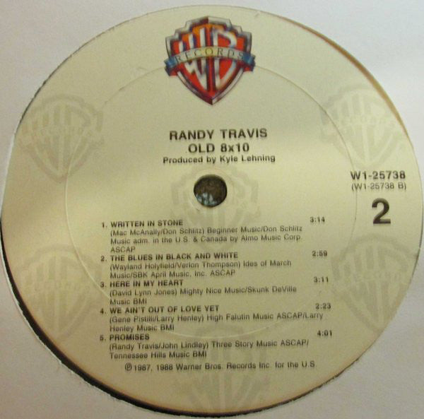Randy Travis : Old 8x10 (LP, Album, Club)