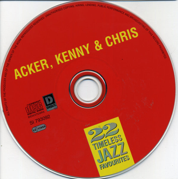 Kenny Ball, Chris Barber, Acker Bilk : Acker, Kenny & Chris (CD, Comp, RE)