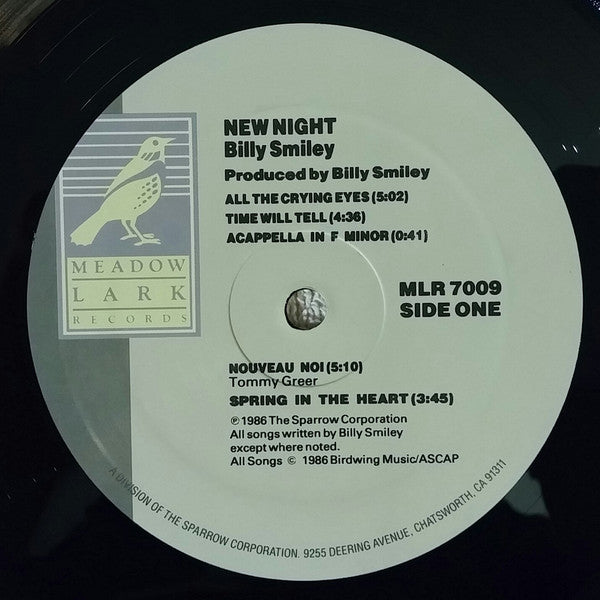 Billy Smiley : New Night (LP, Album)