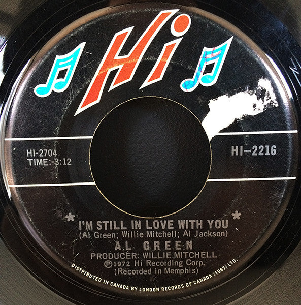 Al Green : I'm Still In Love With You (7", Single)