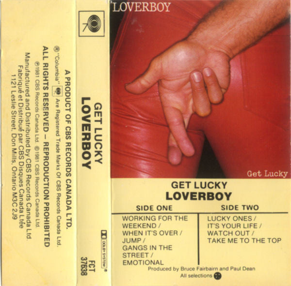 Loverboy : Get Lucky (Cass, Album, Dol)