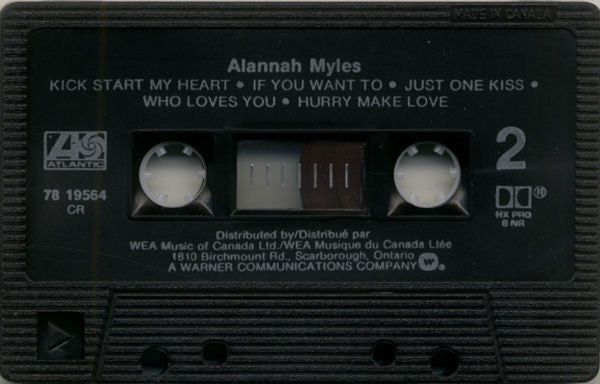 Alannah Myles : Alannah Myles (Cass, Album)