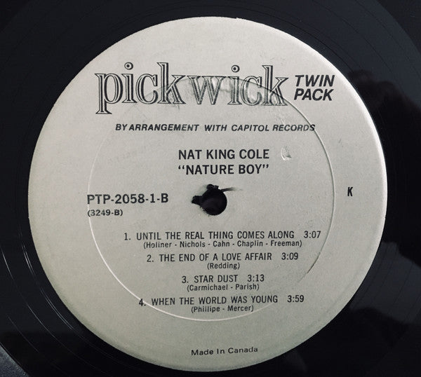 Nat King Cole : A Tribute To Nat King Cole, Part-1 (LP, Comp, RE)