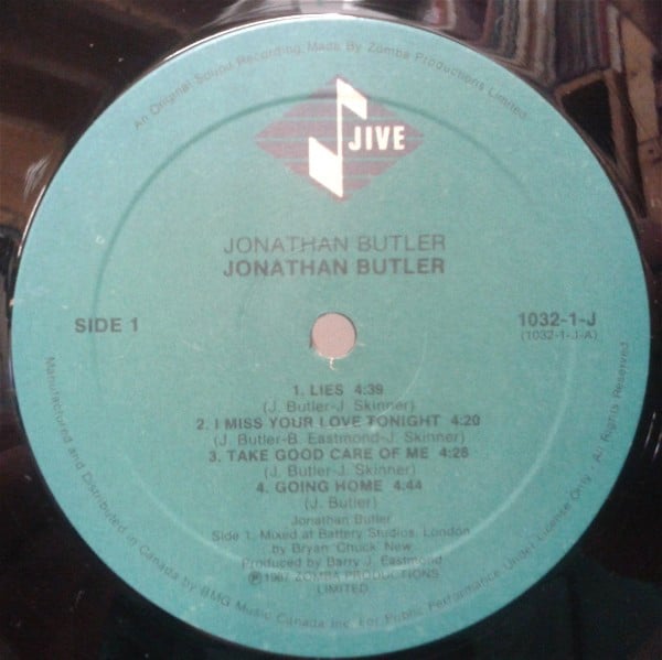 Jonathan Butler : Jonathan Butler (2xLP, Album, Gat)