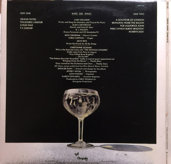 Procol Harum : Grand Hotel (LP, Album, Gat)