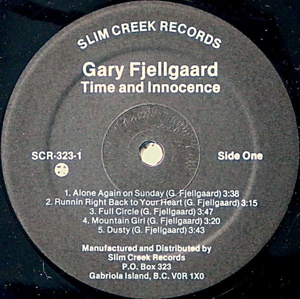Gary Fjellgaard : Time And Innocence (LP, Album)