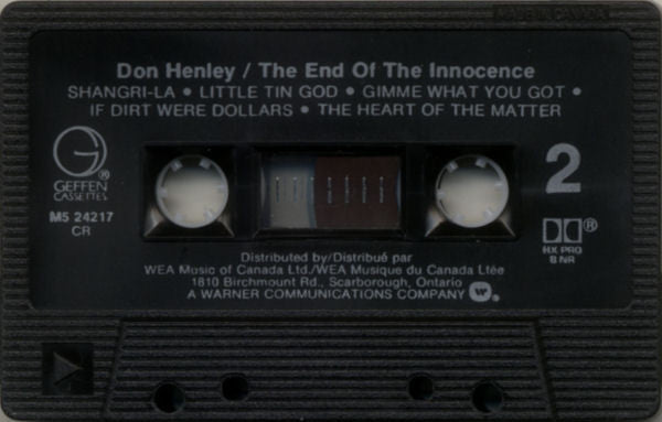 Don Henley : The End Of The Innocence (Cass, Album, Dol)