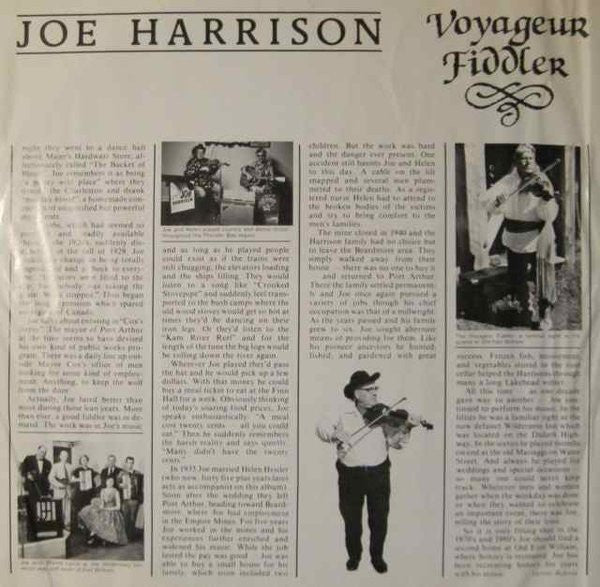 Joe Harrison (4) : Voyageur Fiddler (LP)