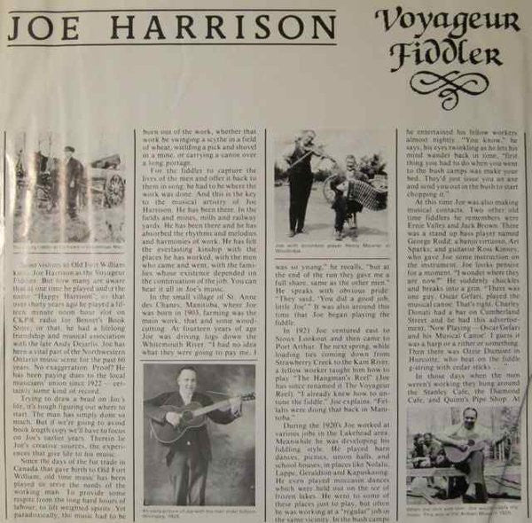 Joe Harrison (4) : Voyageur Fiddler (LP)