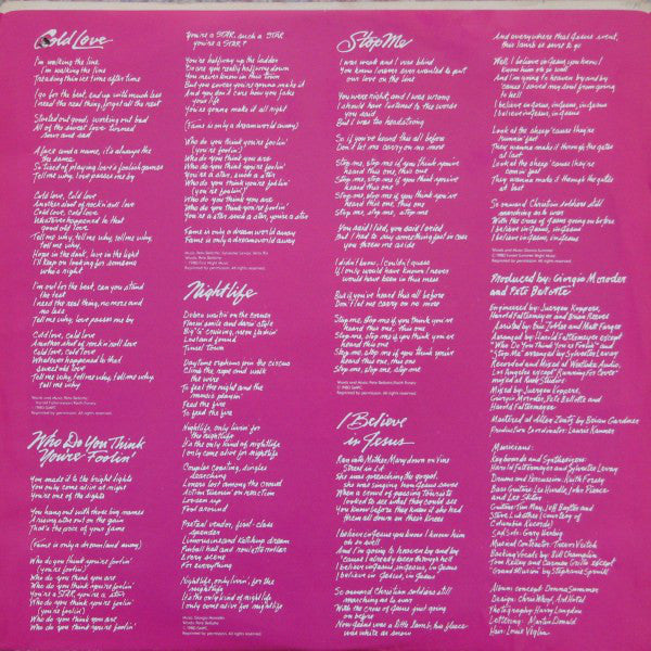 Donna Summer : The Wanderer (LP, Album)