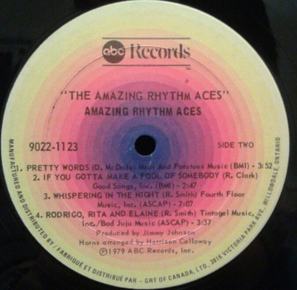 The Amazing Rhythm Aces : Amazing Rhythm Aces (LP, Album)