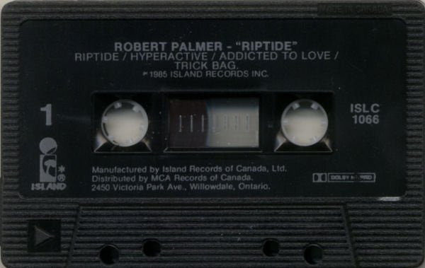 Robert Palmer : Riptide (Cass, Album, Dol)
