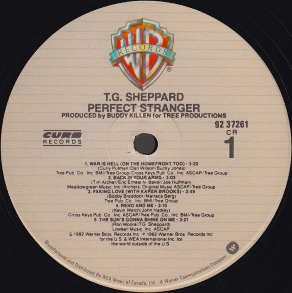 T.G. Sheppard : Perfect Stranger (LP, Album)