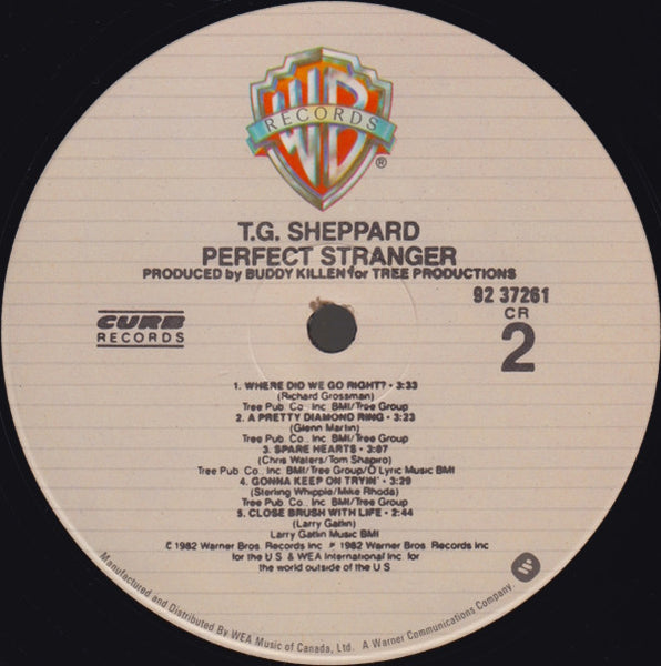 T.G. Sheppard : Perfect Stranger (LP, Album)