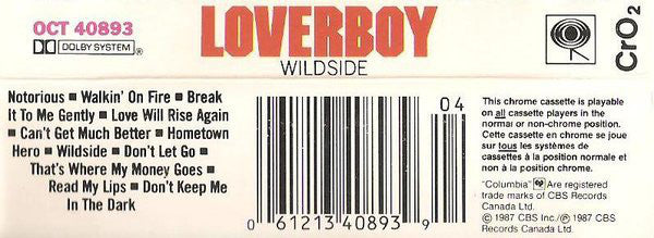 Loverboy : Wildside (Cass, Album, CrO)