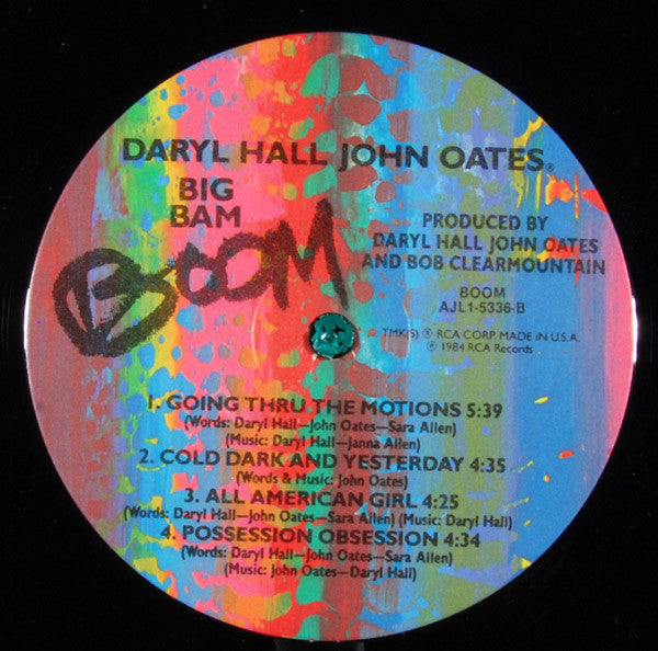Daryl Hall John Oates* : Big Bam Boom (LP, Album, RE)
