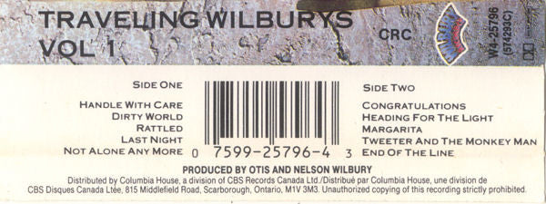 Traveling Wilburys : Volume One (Cass, Album, Club, Dol)