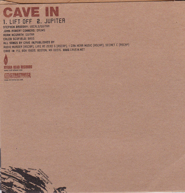 Cave In : Lift Off / Jupiter (CD, Single, Promo)