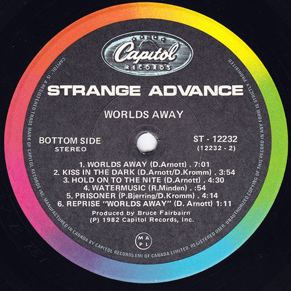 Strange Advance : Worlds Away (LP, Album)