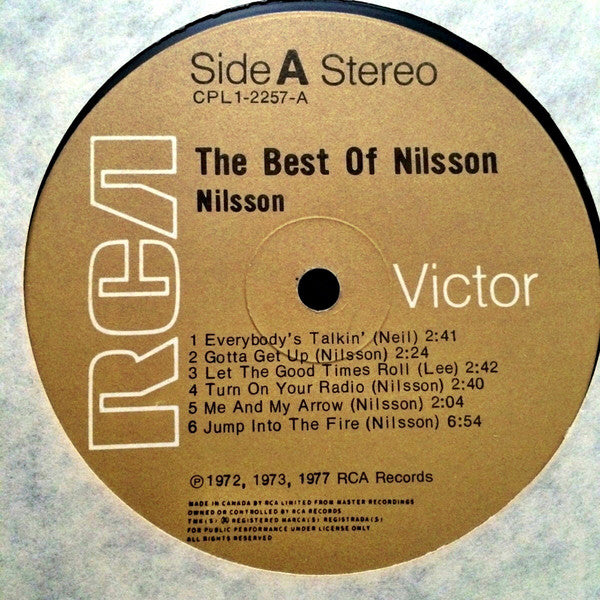 Harry Nilsson : The Best Of Nilsson (LP, Comp)