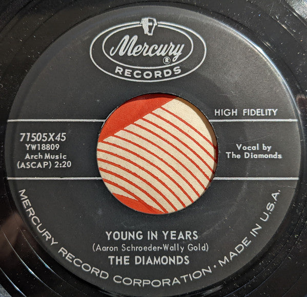 The Diamonds : The Twenty Second Day / Young In Years (7")