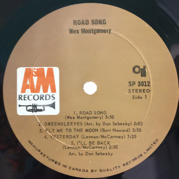 Wes Montgomery : Road Song (LP, Album)