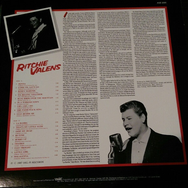 Ritchie Valens : Greatest Hits  (LP, Comp)