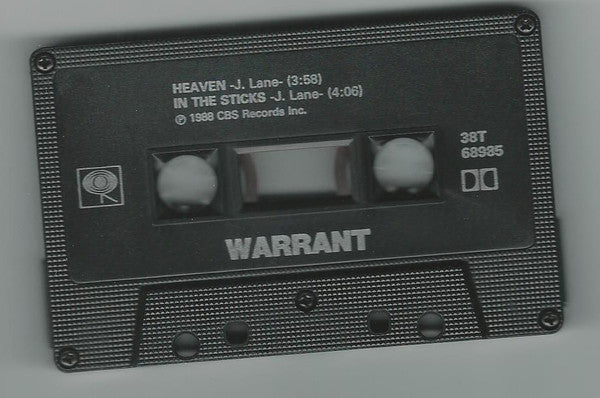 Warrant : Heaven / In The Sticks (Cass, Single)