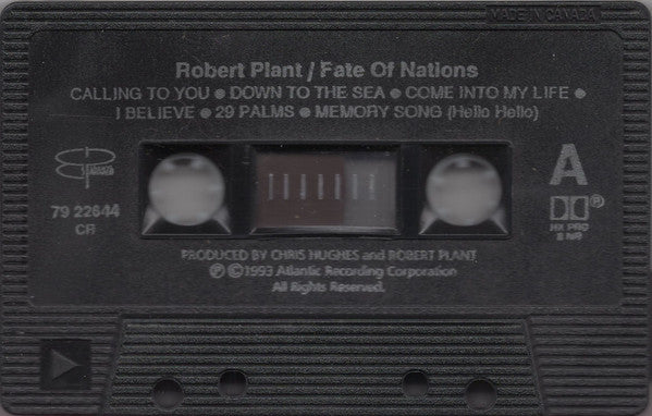 Robert Plant : Fate Of Nations (Cass, Album)