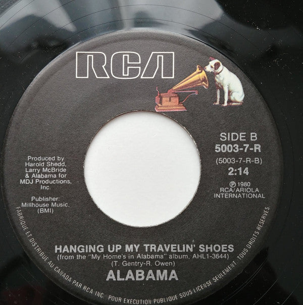 Alabama : Touch Me When We're Dancing (7", Single)