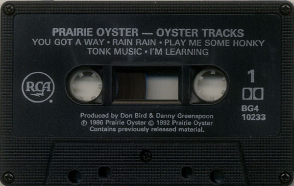 Prairie Oyster : Oyster Tracks (Cass, Album, Club, RE, Abr)