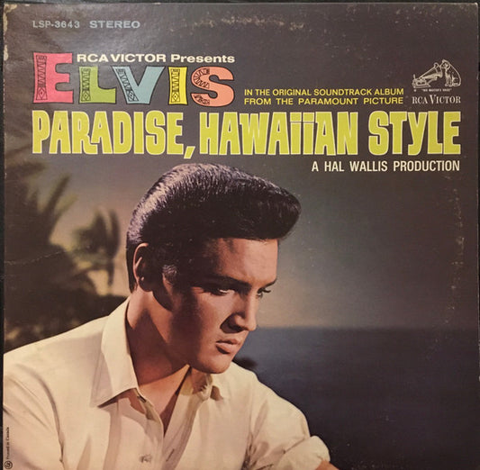 Elvis Presley : Paradise, Hawaiian Style (LP, Album, RE, Ora)