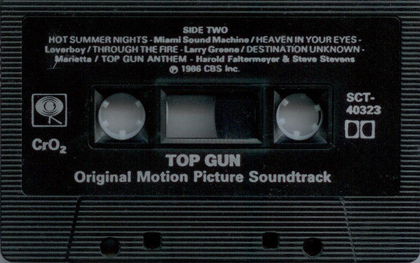 Various : Top Gun (Original Motion Picture Soundtrack) (Cass, Album, CrO)