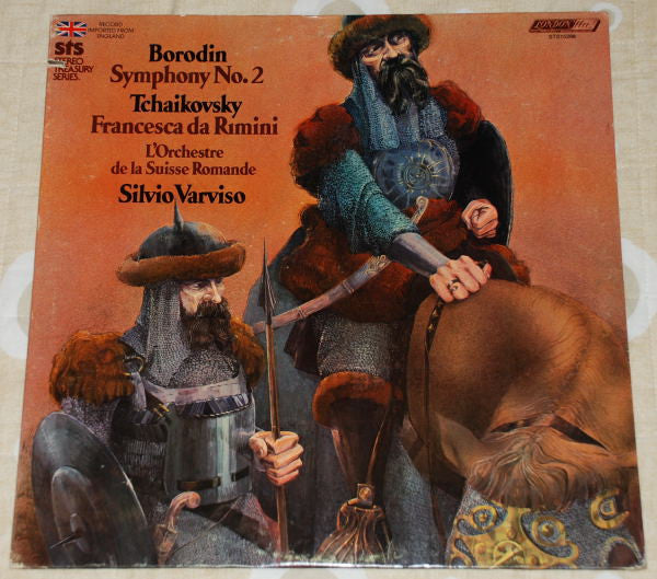 Borodin*, Tchaikovsky*, Silvio Varviso, L'Orchestre De La Suisse Romande : Symphony No. 2 / Francesca Da Rimini (LP, RE, RP)