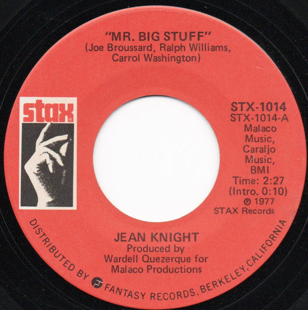 Jean Knight : Mr. Big Stuff / You Think You're Hot Stuff (7", Single)