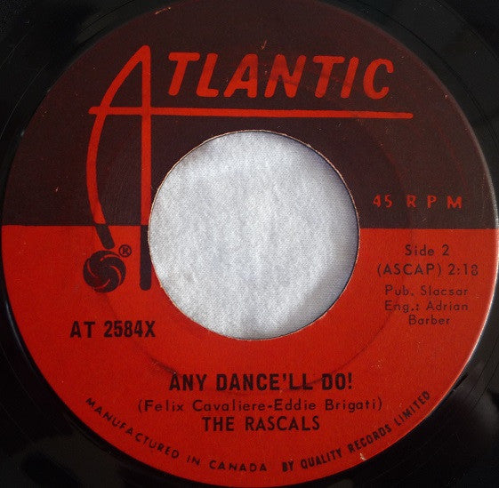 The Rascals : A Ray Of Hope (7", Single)