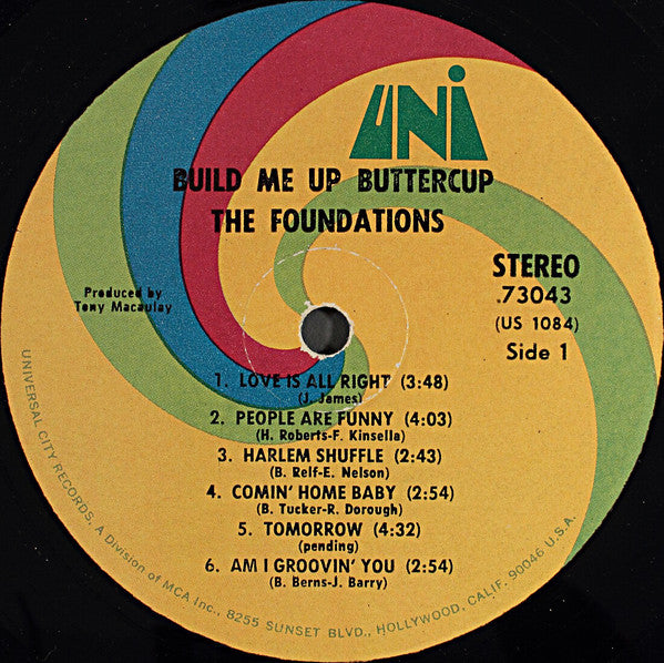 The Foundations - Build Me Up Buttercup, Releases