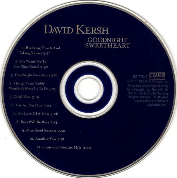 David Kersh : Goodnight Sweetheart (HDCD, Album)