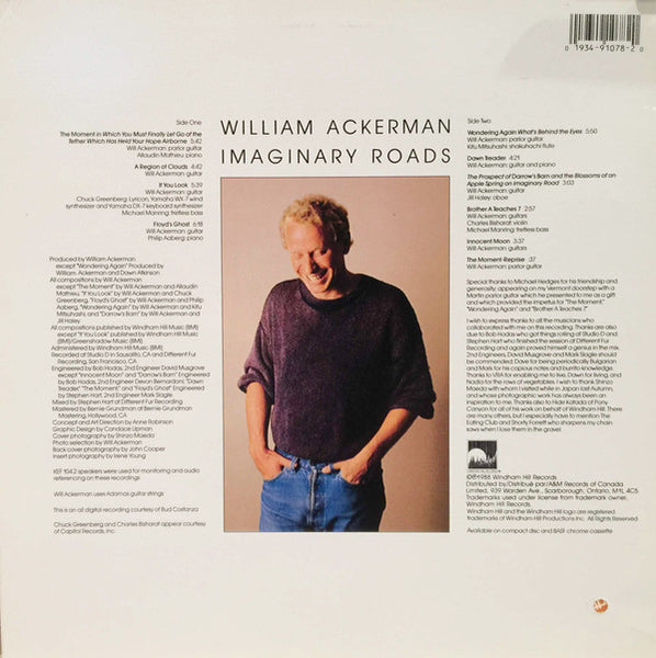 William Ackerman : Imaginary Roads (LP, Album)